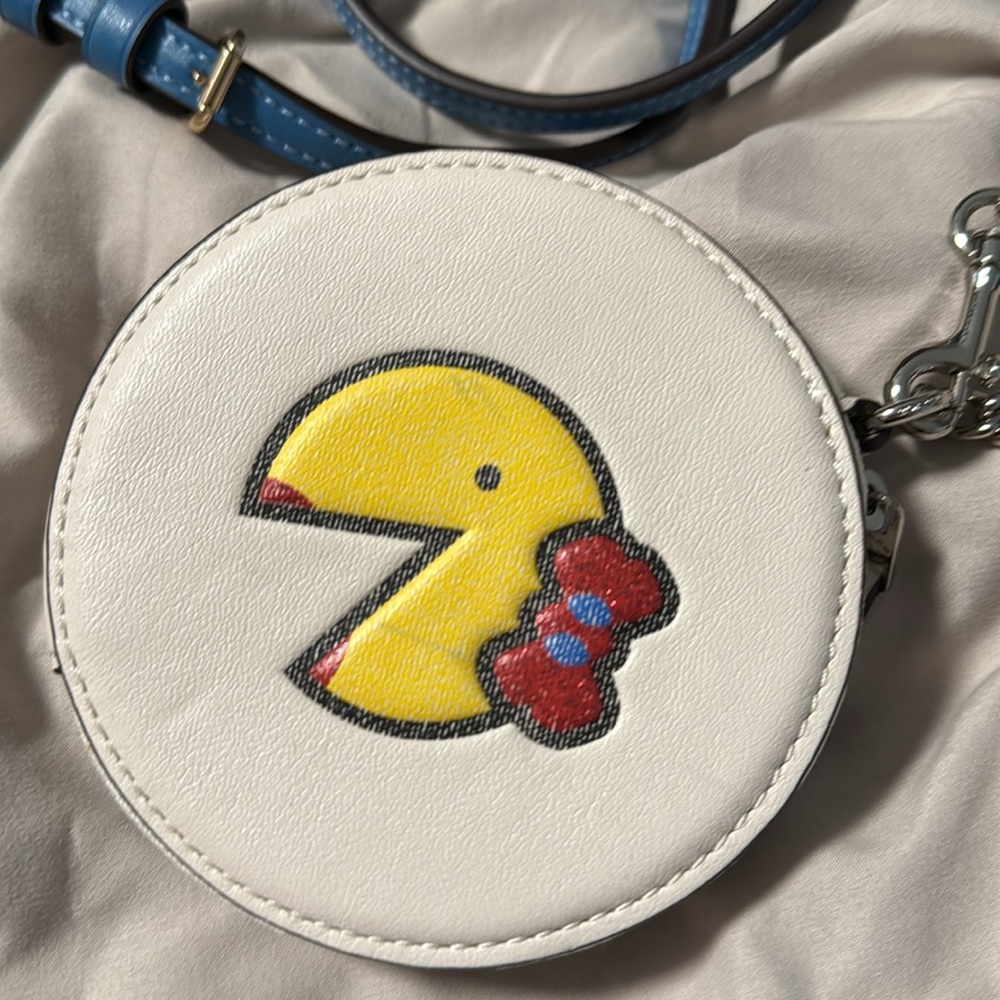 Coach PAC Man Exclusive Handbag / Crossbody with Pac-Man coin accessory pouch - Picture 3 of 13